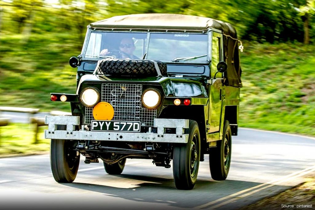 1970-ish series ii a, military lightweight land rover